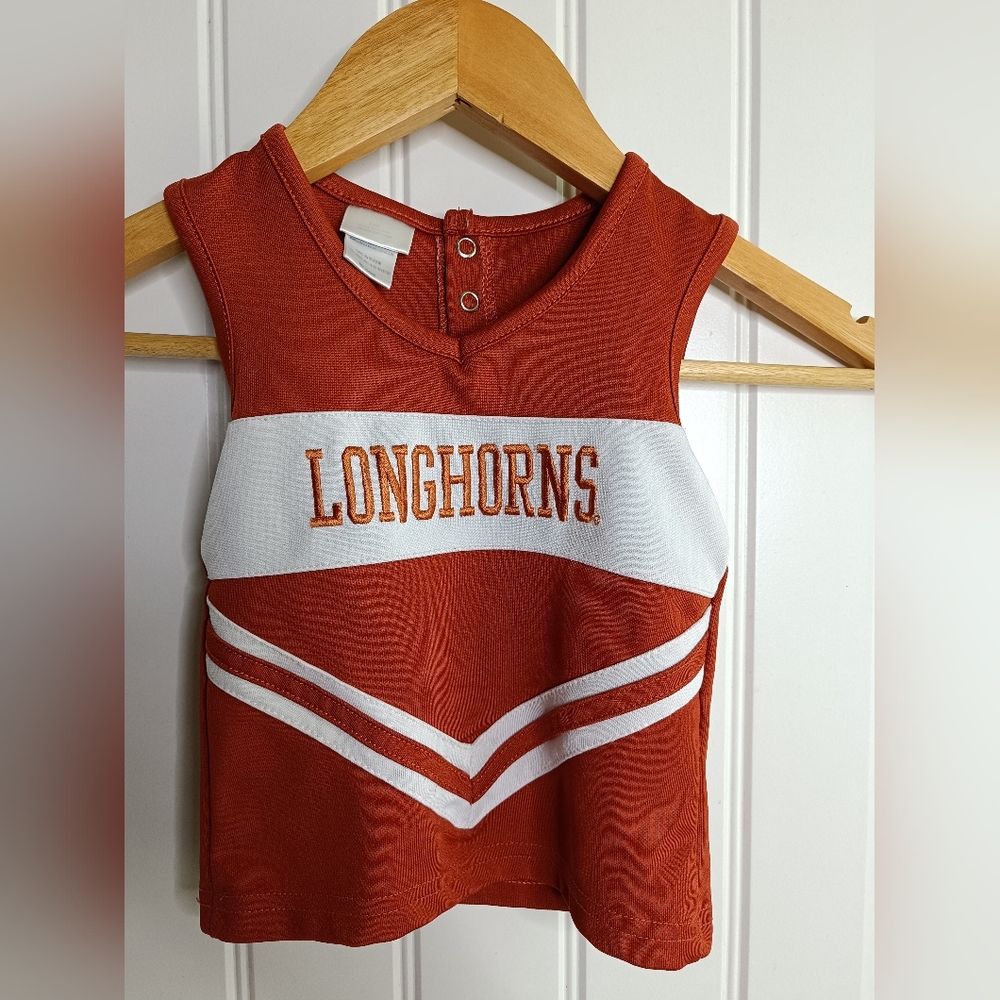 18 Months University Of Texas UT Longhorns Cheer Orange Top NCAA Casual Football
